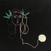 Mi Proyecto del curso: Técnicas básicas de bordado: puntadas, composiciones y gamas cromáticas. Embroider project by Rocío GS - 09.03.2018