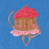 ballet cake. Un progetto di Illustrazione tradizionale, Illustrazione digitale e Illustrazione vettoriale di tita wong - 10.09.2018
