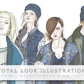 Fashion Illustration for 5Forecastore.com Ein Projekt aus dem Bereich Zeichnung, Bleistiftzeichnung, Modedesign, Traditionelle Illustration, Digitale Illustration, Vektorillustration und Fotoretuschierung von Carla Schirillo - 04.09.2018