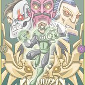 Hal Jordan. Un proyecto de Ilustración digital de Fernando Cano Zapata - 09.07.2015