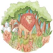 El mago de Oz. Projekt z dziedziny  Sztuki piękne, Kreat, wność,  R, sunek, R, sunek ołówkiem,  R, sunek art, st, czn, Trad, c, jna ilustracja,  Malarstwo, Malowanie akwarelą, Stor i telling użytkownika Laura Chillida Alvarez - 10.05.2018