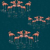 Estampado textil flamencos. Un progetto di Fashion design di Inma S.Bastida - 11.01.2014