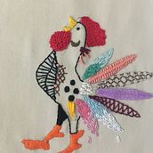 Mi Proyecto del curso: Técnicas de bordado: ilustrando con hilo y aguja. Arts, and Crafts project by Rocío GS - 09.14.2018