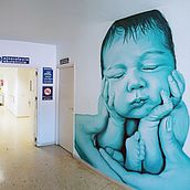 Humanización de Hospitales Materno Infantiles. Fine Arts, Traditional illustration, and Painting project by Mon Devane - 12.13.2018
