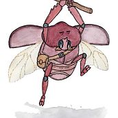 Romel, el escarabajo Andino Ein Projekt aus dem Bereich Design von Figuren, Traditionelle Illustration, Digitale Illustration und Aquarellmalerei von Bas Andrade - 18.08.2018