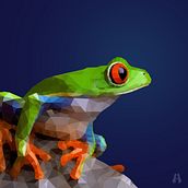 Low poly. Un progetto di Design, Graphic design, Illustrazione tradizionale, Illustrazione digitale e Illustrazione vettoriale di Hazel Perez - 17.09.2018