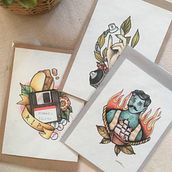 Formatos disponibles. Traditional illustration project by Uonki - 09.17.2018
