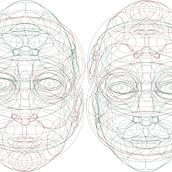 Estudio de la cara. Proyecto personal. Een project van  Tekening,  Portrettekening, Traditionele illustratie y Digitale illustratie van Agnès Catalán Bravo - 18.09.2018