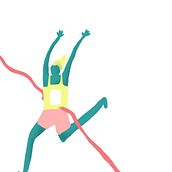 Media Maratón de Granada.. Graphic Design, and Traditional illustration project by Sergio Talavera García - 09.18.2018