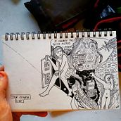Arte que yo hago como /jungleslangg en Instagram. Animation, and Traditional illustration project by noemi_ruth_sm - 09.19.2018