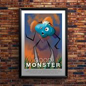 Good Monster. Un proyecto de Creatividad, Ilustración tradicional, Ilustración digital y Pintura de Pedro Antonio Castillo - 19.09.2018