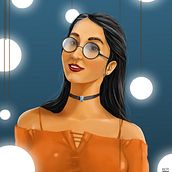 On Light!. Digital Illustration project by Hermis Rodríguez Botier - 02.23.2018