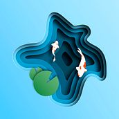 Paper Cut Digital. Creativit, Graphic Design, Traditional illustration, and Digital Illustration project by Cristina Garrido Tirado - 09.20.2018