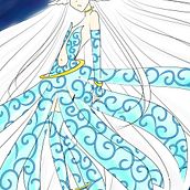 Fae, Personaje Original. Creativit, Drawing, Character Design, and Traditional illustration project by Luigina Lamanna - 07.24.2018