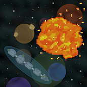 Danger! meteorites. Un proyecto de Animación 2D, Animación de personajes, Programación, Informática y Videojuegos de EpicLords Studios - 30.11.2017