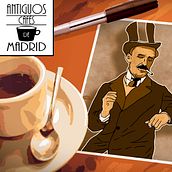 El Ciego Simarro - Antiguos Cafés de Madrid Ein Projekt aus dem Bereich 2-D-Animation, Animation, Kreativität, Traditionelle Illustration, Infografik, Motion Graphics und Video von Manuel Chamorro - 20.09.2018