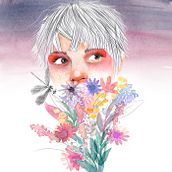 Mi Proyecto del curso: Retrato ilustrado en acuarela. Traditional illustration project by mireialledo - 09.21.2018
