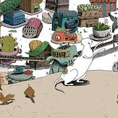 Mondo Babosa. Traditional illustration, and Digital Illustration project by Mariano Diaz Prieto - 09.21.2018