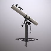 Telescope. 3D, and 3D Modeling project by Andrea Conde - 10.03.2018