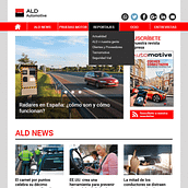 Prototipado web ALD Automotive. Web Design project by ANTONIO BARBERO ALMODÓVAR - 02.12.2017
