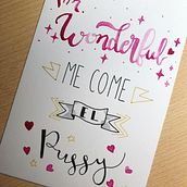 Mr Wonderful. Un projet de Calligraphie, Design , Illustration traditionnelle , et Lettering de Moises Muley Alvarez - 24.09.2018