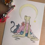 Sailor Moon. Un projet de Créativité, Design , Dessin et Illustration traditionnelle de Moises Muley Alvarez - 24.09.2018
