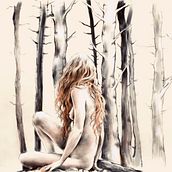 into the wolf. Artistic Drawing, and Digital Illustration project by Judit Dluna - 09.27.2018