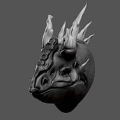 Black Dragon . Un progetto di 3D, Character design 3D e Modellazione 3D di Roman C. Ojer - 23.02.2018