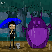 Fanart totoro . Un progetto di Illustrazione digitale di Erick Saul Mendez Ortega - 30.09.2018