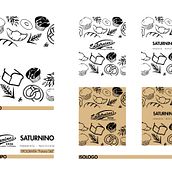 Panaderia y pastelería SATURNINO. Br, ing, Identit, Graphic Design, and Vector Illustration project by Rosa Jiménez Barrera - 06.23.2018