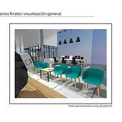 Diseño de oficina + showroom para Pixar en Matadero Madrid. 3D, Architecture, Interior Architecture, Design, Lighting Design, Interior Design, Product Design, Industrial Design, and Set Design project by Lara Pascual Fernandez - 10.01.2018
