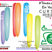 Díptico primer trimestre CTIF Madrid Sur. Education project by sandra Diaz Rodriguez - 09.20.2018