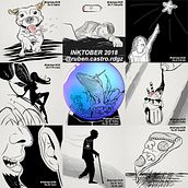 #inktober2018. Traditional illustration, Digital Illustration, and Vector Illustration project by Ruben Castro - 10.01.2018