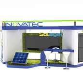Stand comercial para Novatec s.a. 3D, Architecture, Interior Architecture, Design, Interior Design, Furniture Design, Making, Industrial Design, Events, and 3D Modeling project by Pragma - Asuntos de diseño - 10.03.2018