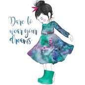 Mi Proyecto del curso: Dare to wear your Dreams. Traditional illustration project by Anna Miró Solaní - 10.03.2018