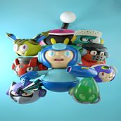 The Blue Bomber is Back! . 3D Character Design project by Alejandro Ojeda - 10.05.2018