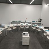 Sala Formación Inn Offices Estadio . Un progetto di Eventi di Inn Offices Estadio Olímpico - 05.10.2018