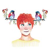 "Ella tenía muchos pájaros en la cabeza" . % María Rubio Moreno tarafından hazırlanan Güzel sanatlar, Eskiz çizimi, Yaratıcılık, Kalem Çizimi, Sanatsal Çizim, Portre Çizimi, Ve Tasarım projesi - 10.06.2018