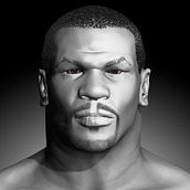 Modelado realista con ZBrush: Mike Tyson Ein Projekt aus dem Bereich 3-D-Animation, Animation von Figuren und 3-D-Modellierung von Rojo Azahar SL - 22.10.2018