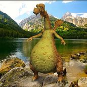 Paco the dragon. 3D projeto de Juanita rubio - 12.05.2016