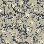 Ginkgo Pattern. Arts, Crafts, Fine Arts, Creativit, Drawing, Artistic Drawing, Design, and Printing project by Berta Muntañá Vergés - 10.11.2018