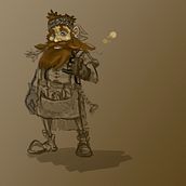 Dwarf (working). Concept Art, Drawing, and Character Design project by Alberto Jiménez Sánchez - 06.18.2018