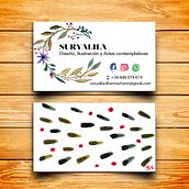 Tarjetas de presentación. Un projet de Design graphique et Illustration traditionnelle de Suryalila Colmenero - 14.10.2018