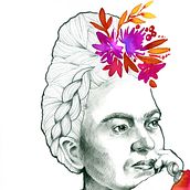Frida. Un proyecto de Dibujo a lápiz, Ilustración tradicional y Pintura a la acuarela de Patricia Fuentes Zorita - 14.10.2018