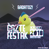 Gazte Festak. Un proyecto de 3D y Diseño gráfico de Aitor Gonzalez Galarraga - 15.10.2018
