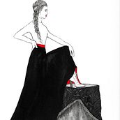 Mi Proyecto del curso: Pasión flamenca. Fine Arts, Creativit, Drawing, Artistic Drawing, Design, Traditional illustration, Painting, and Watercolor Painting project by desifdez - 10.16.2018