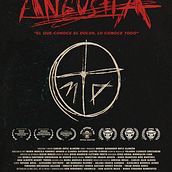 Poster for "Angustia" la película. Un proyecto de Cine, Diseño y Diseño gráfico de Isaac Vasquez - 17.10.2018