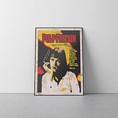Pulp Fiction Poster. Film, Concept Art, Creativit, Art Direction, Design, Poster Design, Graphic Design, and Digital Illustration project by Fonsi Videns - 09.03.2018