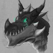Dragón. Concept Art, Traditional illustration, and Digital Illustration project by Alejandro López - 10.19.2018