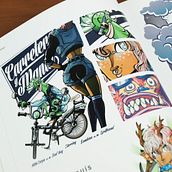 Bézier-Vol.1 Carlos Anguís. Character Design, Editorial Design, Traditional illustration, and Vector Illustration project by Carlos Anguis - 10.20.2018